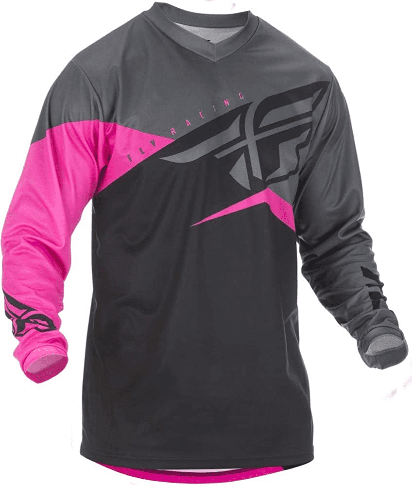 REMERA FLY F 16 NEON ROSA NEGRO GRIS MD All Road