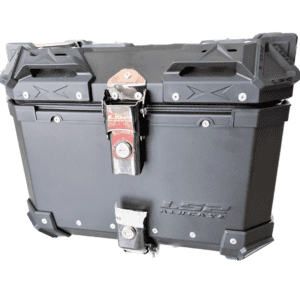 BAUL TRASERO TOPCASE LS2 ALIMINIO NEGRO 35 LITROS CON BASE