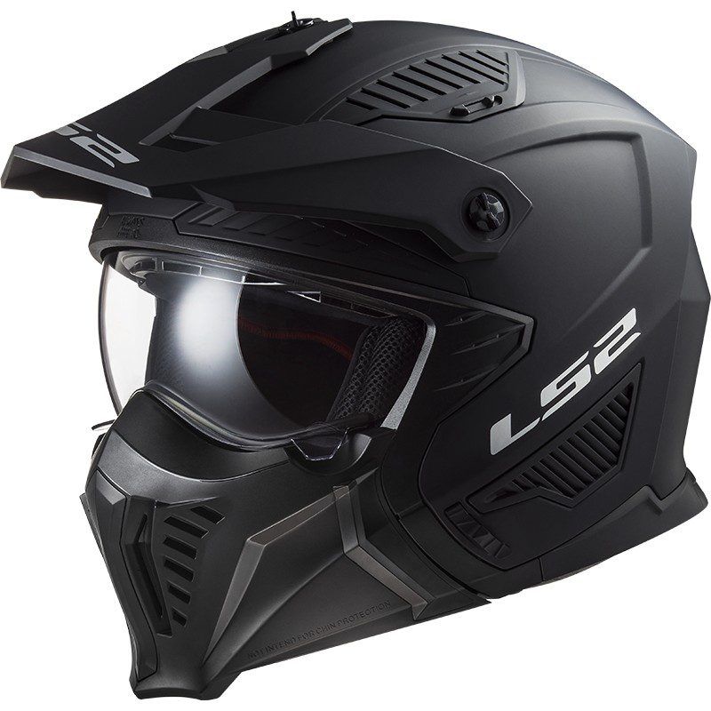 casco ls2 of606 drifter solid negro mate All Road