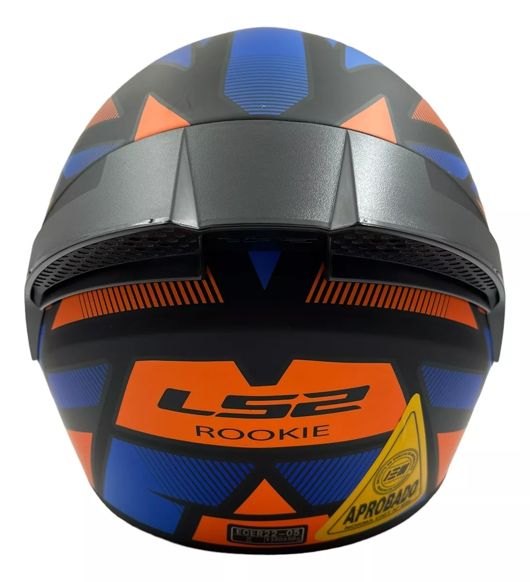 LS2 FF352 AXTRO NEGRO MATE AZUL NARANJA 2 LS2 FF352 AXTRO NEGRO MATE AZUL NARANJA - Imagen 2