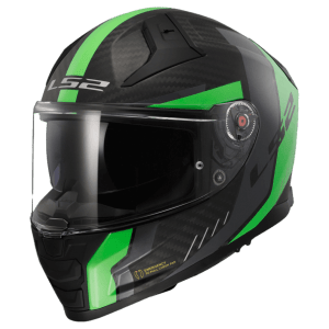 LS2 FF811 GRID CARBONO NEGRO MATE VERDE 4 ff811 C grid verde All Road