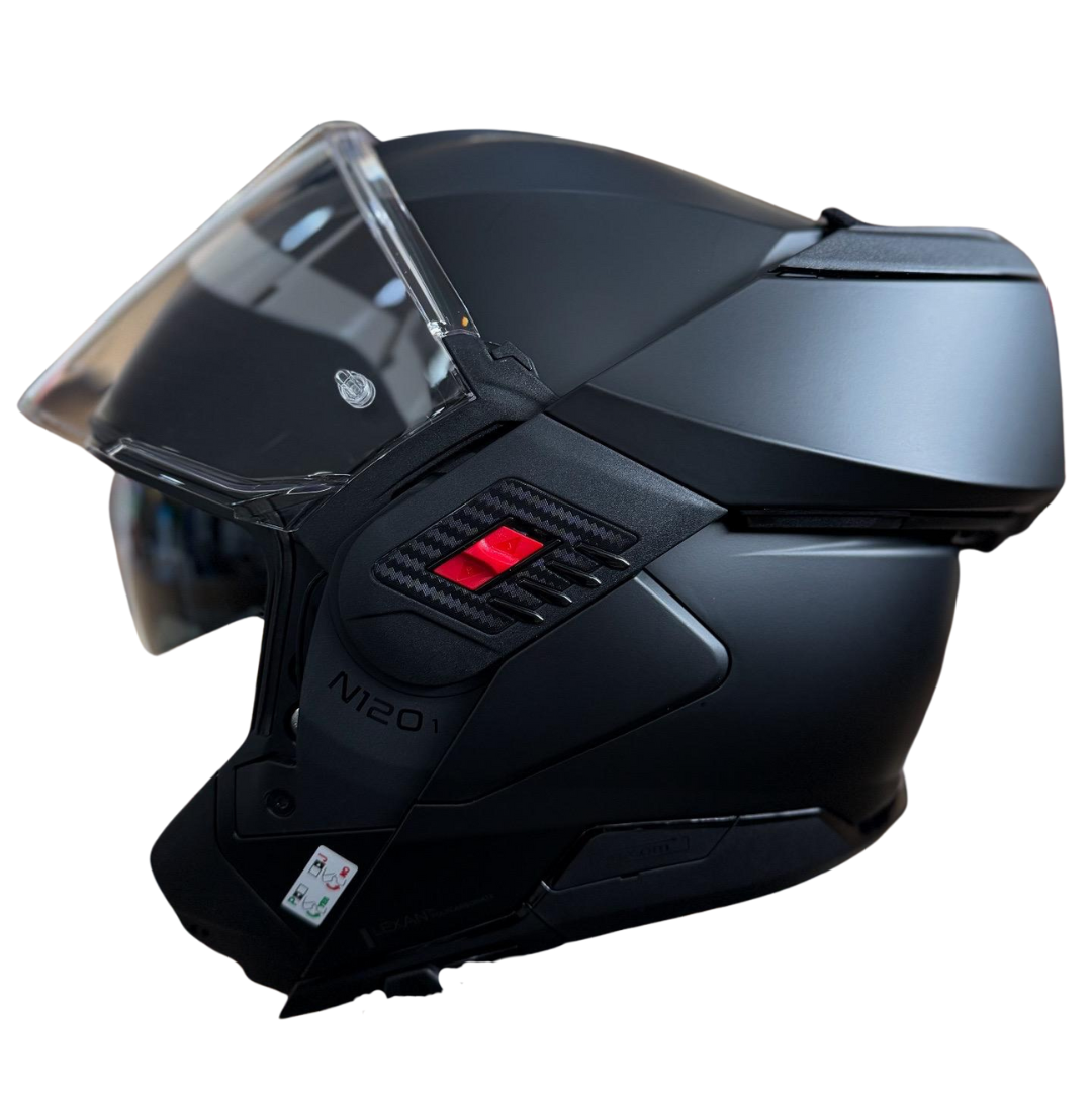 NOLAN N120-1 Classico Helm - Klapphelm ECE 22-06 In Größe XS