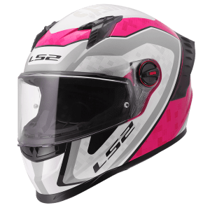 LS2 FF816 STRIKE ROSA GRIS 11 strike rosa All Road