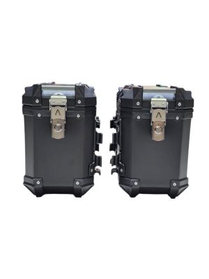 BAULES LATERALES ATOMIC NEGRO 28+28 LITROS
