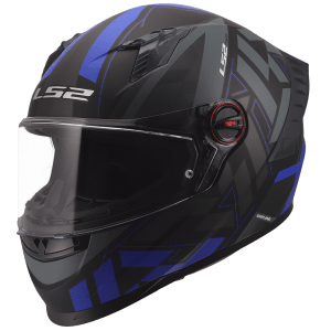 FF816 COSMOS PASKAL MATT BLACK BLUE All Road
